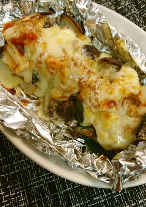 ササミうま辛チーズ焼き-レシピのメイン写真