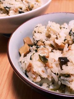 小松菜とエリンギの☆混ぜご飯-レシピのメイン写真
