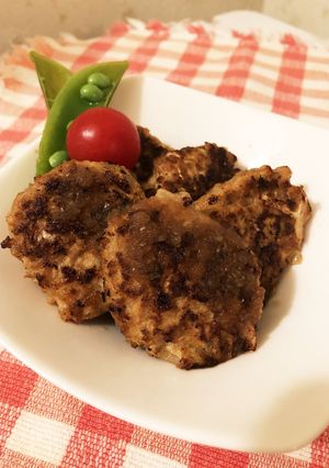 千切りキャベツが余ったら♡豚挽肉バーグ-レシピのメイン写真