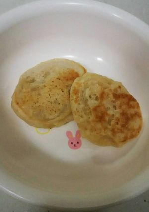 バナナときなこのパンケーキ 離乳食 後期-レシピのメイン写真
