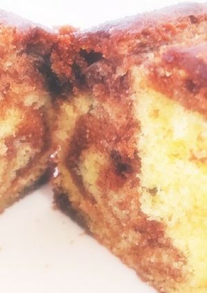 マーブルパウンドケーキ(^^♪-レシピのメイン写真