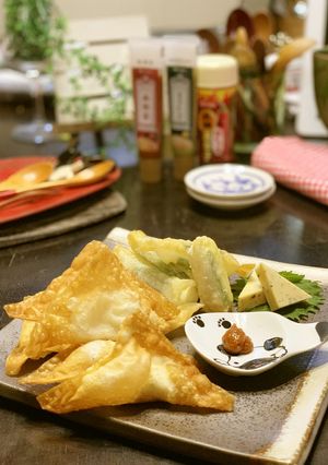 海老・クリームチーズ・肉ネギ揚げワンタン-レシピのメイン写真