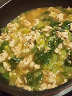 チンゲン菜の中華そぼろ煮*-レシピのメイン写真
