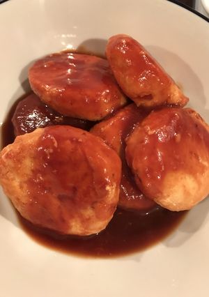 簡単☆鶏胸肉の甘酢豆腐ハンバーグ-レシピのメイン写真