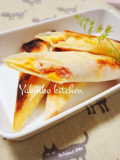 トースターで☆春巻きのバター焼き-レシピのメイン写真