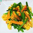 ほうれん草と玉子の炒めもの