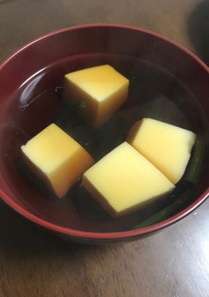 卵豆腐のお吸い物-レシピのメイン写真