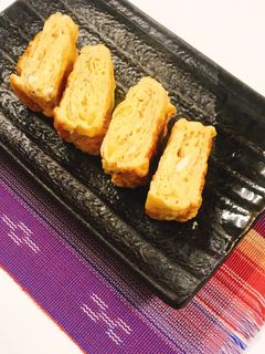 調味料無し!簡単すぎる 厚焼き玉子-レシピのメイン写真