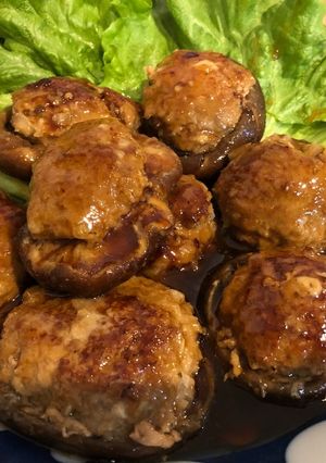 ジューシー！肉厚しいたけの肉詰め-レシピのメイン写真