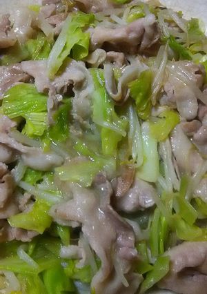 塩麹豚バラ野菜炒め-レシピのメイン写真