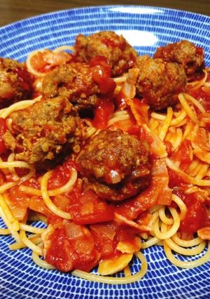 カリオストロの城☆ミートボールパスタ-レシピのメイン写真