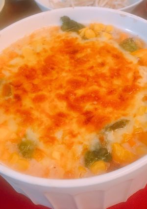 シチューとミートソース缶で餅入りラザニア-レシピのメイン写真