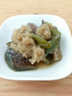 ナスとピーマンのみぞれ煮-レシピのメイン写真