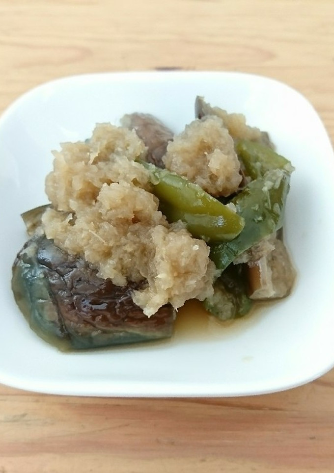 ナスとピーマンのみぞれ煮-レシピのメイン写真