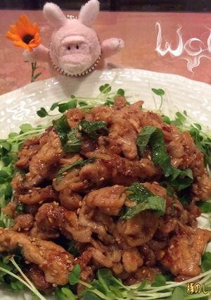 ♧大葉薫る＊豚肩ロース肉のしょうが焼き-レシピのメイン写真