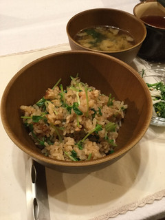 豆苗とシーチキンの炊き込みご飯-レシピのメイン写真