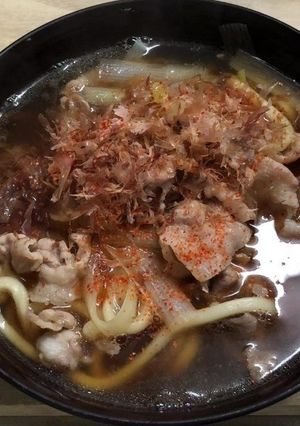 簡単で美味しい肉うどん-レシピのメイン写真