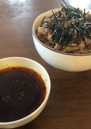 美味しい冷たい肉そばの真似(簡易レシピ)-レシピのメイン写真