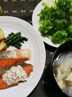 献立 生鮭から揚げタルタル-レシピのメイン写真