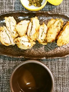 鶏梅しそ天ぷら-レシピのメイン写真