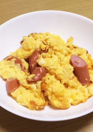 ウインナー入りチーズ卵焼き-レシピのメイン写真