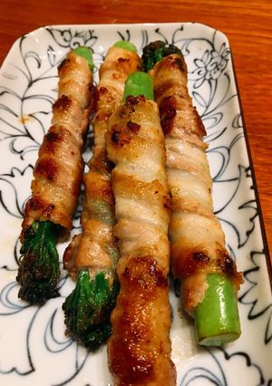 絶対うまい◎茎ッコリーの肉巻き-レシピのメイン写真