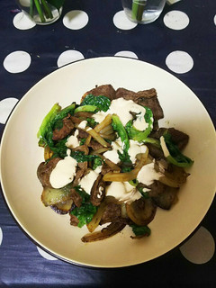 牛肉と野菜のカレー炒めオーロラソースかけ-レシピのメイン写真
