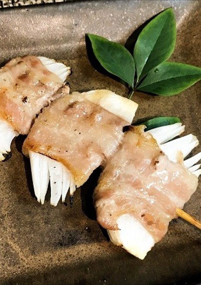 新玉ねぎの豚巻き串焼き-レシピのメイン写真