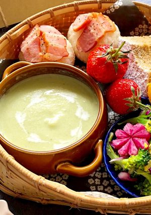 そら豆の豆乳スープ-レシピのメイン写真