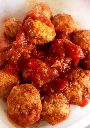 ココナッツ風味のふわふわ豆腐ミートボール-レシピのメイン写真