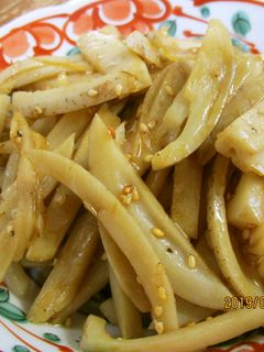 レンコンのキンピラ風炒め物-レシピのメイン写真