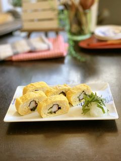 カニカマ入り出汁巻卵焼き-レシピのメイン写真