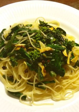 紅菜苔のペペロンチーノ-レシピのメイン写真