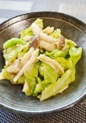 春キャベツと鶏むね肉のゴマ味噌和え♪-レシピのメイン写真