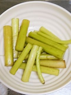 簡単!つわぶきの下処理-レシピのメイン写真