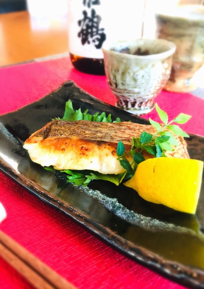 自宅で☆焦げなしふっくら鯛の本格塩焼き-レシピのメイン写真