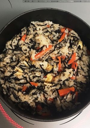 ラ・ココットde GOHANでひじきご飯-レシピのメイン写真