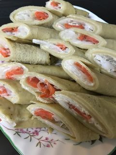 サーモンクレープ-レシピのメイン写真
