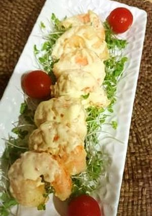 コンデンスミルクで作るエビマヨ-レシピのメイン写真