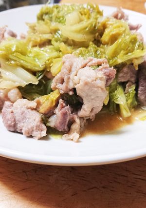 春キャベツと豚肉の味噌炒め-レシピのメイン写真