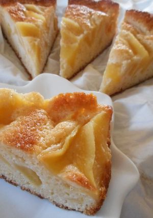 ♪キャラメルアップルの花びらケーキ♪-レシピのメイン写真