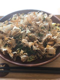 【低糖質】大豆粉で関西風お好み焼き-レシピのメイン写真