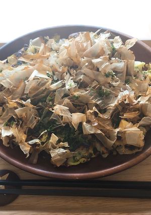 【低糖質】大豆粉で関西風お好み焼き-レシピのメイン写真