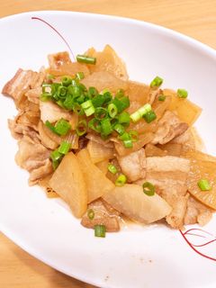 豚バラ大根の炒め煮-レシピのメイン写真