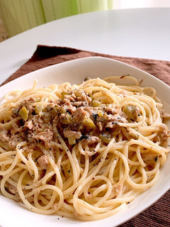 鯖とピクルスのクリームパスタ-レシピのメイン写真