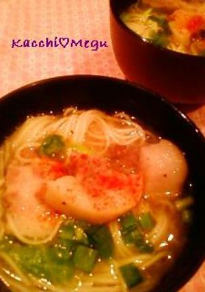 あったか♡優しい♡中華風にゅうめん♪-レシピのメイン写真
