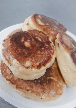 モチモチ分厚いホットケーキ-レシピのメイン写真