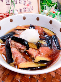 肉巻き茄子のみぞれ揚げ浸し♪-レシピのメイン写真