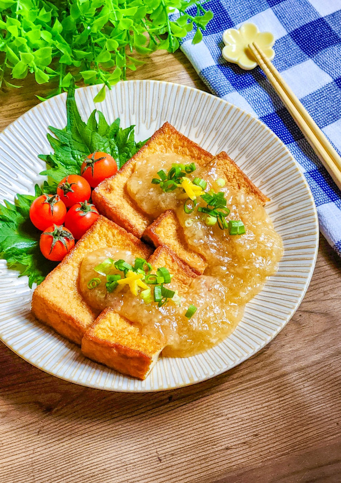 あっさり！厚揚げの柚子おろしあんかけ-レシピのメイン写真