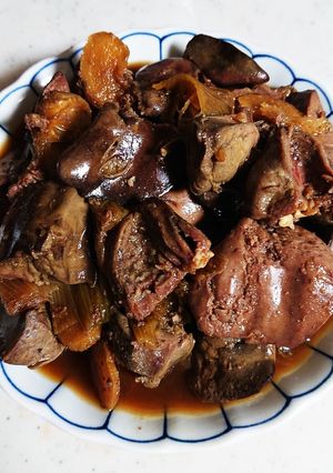 鶏肝煮-レシピのメイン写真